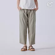 ADISI 女SORONA植物紗舒適乾爽錐型九分寬褲 AP2411027 L 橡樹卡