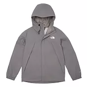 The North Face M ANTORA JACKET - AP 男防水外套-灰-NF0A7QOH0UZ S 灰色