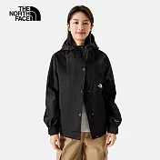 The North Face W MFO RAIN TOP JACKET - AP 女防水外套-黑-NF0A8BABJK3 S 黑色