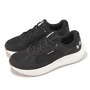 Under Armour 慢跑鞋 Charged Versurge 男鞋 黑 白 膠底 緩衝 麂皮 回彈 運動鞋 UA 3028372001 29.5cm BLACK/BLACK