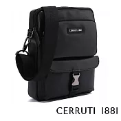 【Cerruti 1881】限量2折 義大利頂級側背包肩背包 全新專櫃展示品(黑色 CEBO06340N)