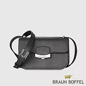 【BRAUN BUFFEL 德國小金牛】台灣總代理 雅拉 大斜背包-黑色/BF851-11-BK