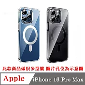 手機殼 磁吸殼 防摔殼 Apple iPhone 16 Pro Max 磁吸保護殼 透明