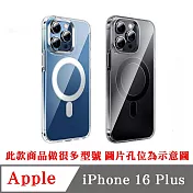 手機殼 磁吸殼 防摔殼 Apple iPhone 16 Plus 磁吸保護殼 透明