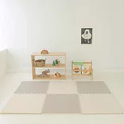 【Pato Pato】嬰幼兒防摔專用60x60x2cm 6片(贈收納袋)- 暖灰&乳白