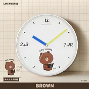 LINE FRIENDS l 12吋熊大想太多掛鐘時鐘