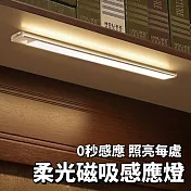 0秒亮超薄磁吸感應燈40cm 柔光護眼全屋通用