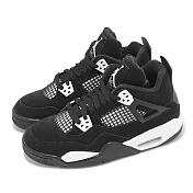 Nike 休閒鞋 Air Jordan 4 Retro GS White Thunder 大童 女鞋 白雷神 FQ8213-001