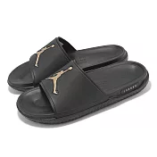 Nike 拖鞋 Jordan Jumpman Slide 男鞋 黑 金 喬丹 涼拖鞋 休閒鞋 FQ1598-007