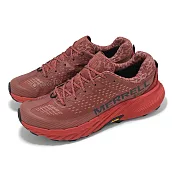 Merrell 越野跑鞋 Agility Peak 5 GTX 男鞋 紅 黑 防水 黃金大底 回彈 戶外 運動鞋 ML068185 28.5cm RED OXIDE