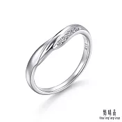 【點睛品】PROMESSA 星宇系列 18K金鑽石戒指(女戒) 11 18K白色黃金