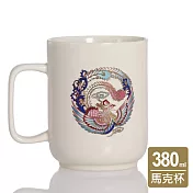 《乾唐軒活瓷》龍鳳呈祥 - 喜鳳馬克杯 / 牙白貼花 380ml 牙白貼花