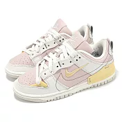 Nike 休閒鞋 Wmns Dunk Low Disrupt 2 女鞋 粉紅 黃 拼接 解構 DV4024-001