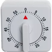 《EXCELSA》方形發條計時器 | 廚房計時器 - 白