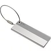 《REFLECTS》長方圈環行李掛牌 |行李吊牌 識別吊牌 登機牌 姓名牌 - 灰 - 灰