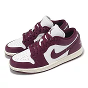 Nike 休閒鞋 Wmns Air Jordan 1 Low 男鞋 女鞋 紫 白 Fireberry AJ1 DC0774-161