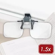《CARSON》Clip夾式鏡架放大鏡 | 物品觀察 老人閱讀 年長長者 輔助視力 - 1.5x