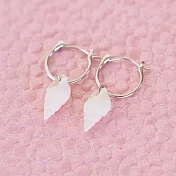 Pura Vida ELLE HOOP EARRINGS 白色貝殼圈型耳環 無 白色貝殼