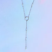 Pura Vida CRYSTAL LARIAT CHOKER 水晶圓圈鎖骨鍊 無 水晶圓圈