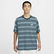 NIKE AS U NK SB TEE M90 STRIPE SP24 男女短袖上衣-綠-FQ3712464 L 綠色