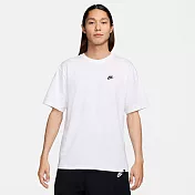 NIKE AS M NSW TEE CLUB MAX 男短袖上衣-白-FV0376100 L 白色