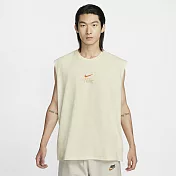 NIKE AS M NSW SLVLS TOP GCEL 男背心上衣-米白-HM4455113 L 白色