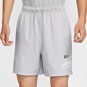 NIKE AS M NK CLUB WVN FLOW SHORT A 男休閒短褲-灰-FZ0771010 L 灰色