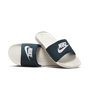 NIKE VICTORI ONE SLIDE 男休閒拖鞋-白藍-CN9675403 US6 白色