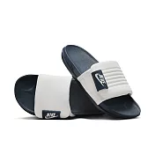 NIKE OFFCOURT ADJUST SLIDE 男休閒拖鞋-白藍-DQ9624101 US6 白色