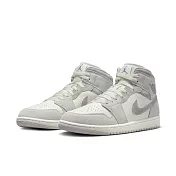 NIKE AIR JORDAN 1 MID SE 男籃球鞋-灰-FQ7720002 US7 灰色