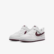 NIKE COURT BOROUGH LOW RECRAFT (PS) 中大童休閒鞋-白-DV5457112 20 白色