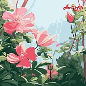 ArtLife藝術生活【AQ002】紅花綠葉_DIY 數字 油畫 彩繪