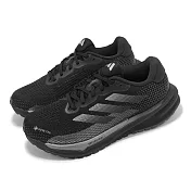 adidas 慢跑鞋 Supernova M GTX 男鞋 女鞋 黑 灰 防水 緩衝 輕量 運動鞋 愛迪達 ID6306 23cm BLACK