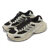 adidas 休閒鞋 Adistar XLG W 女鞋 米白 銀 黑 網布 復古跑鞋 愛迪達 IF6936