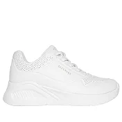 Skechers Uno Lite [177289WHT] 女 運動休閒鞋 步行 健走 皮革 緩震 舒適 簡約 白