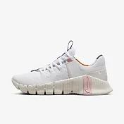 Nike W Free Metcon 5 [FN8920-161] 女 訓練鞋 運動 健身 重訓 襪套式 支撐 透氣 白