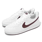 Nike 休閒鞋 Court Borough Low Recraft GS 大童 女鞋 白 可可棕 DV5456-112