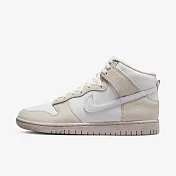 Nike Dunk Hi Retro PRM [DV0822-100] 男女 休閒鞋 經典 帆布 高筒 爆裂紋 米 白