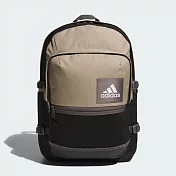 Adidas ESS Multi P BP [IW9801] 後背包 雙肩背包 運動 訓練 休閒 學生書包 愛迪達 棕黑