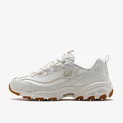 Skechers D’Lites [149807OFWT] 女 休閒鞋 經典 復古 厚底 增高 米白 粉