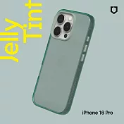 犀牛盾 iPhone 16 Pro(6.3吋) JellyTint 透明防摔手機殼(終身黃化保固) - 憂墨綠