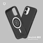 犀牛盾 iPhone 16 Plus(6.7吋) SolidSuit(MagSafe兼容)超強磁吸手機殼 - 經典黑