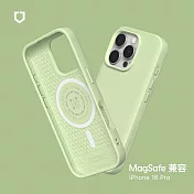 犀牛盾 iPhone 16 Pro(6.3吋) SolidSuit(MagSafe兼容)超強磁吸手機殼 - 抹茶綠