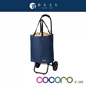 【COCORO】2WAY手提收納折疊推車 共5色- 活力藍