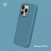 犀牛盾 iPhone 16 Pro(6.3吋) SolidSuit防摔背蓋手機殼-經典款 - 深海藍