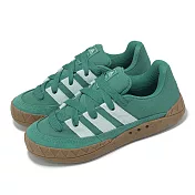 adidas 休閒鞋 Adimatic W 女鞋 復古 綠 藍 麂皮 愛迪達 IE3931