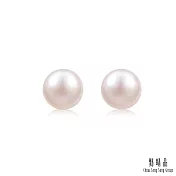 【點睛品】La Pelle 日本AKOYA珍珠18K金耳環 一對(5mm)