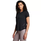 Under Armour 女 Vanish Elite Vent 短T-Shirt-1386400-001 M 黑色