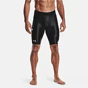Under Armour 男 HG Iso-Chill 緊身9吋短褲-1365224-001 XL 黑色