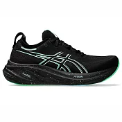 Asics Gel-nimbus 26 [1011B794-004] 男 慢跑鞋 運動 休閒 輕量 緩衝 彈力 黑綠